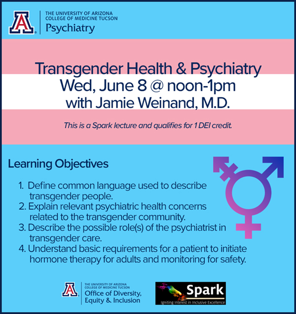 Transgender Health & Psychiatry flier