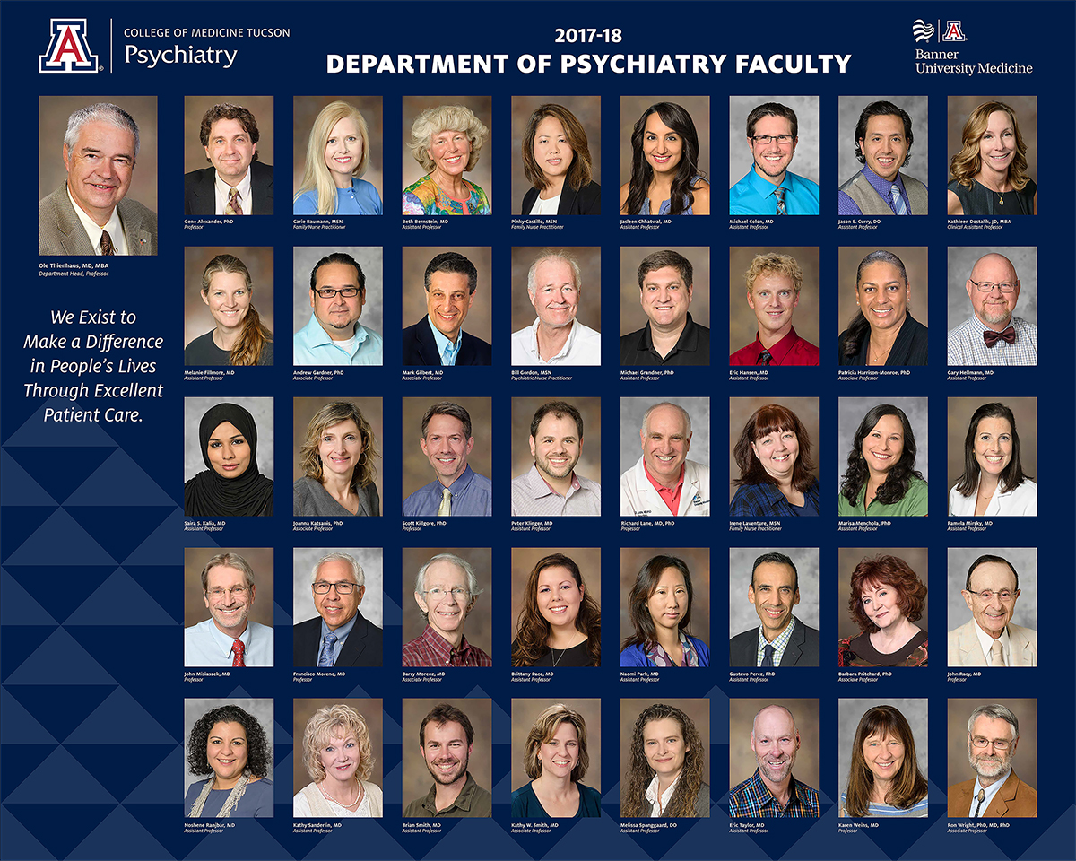 Eleven Faculty From The Department Of Psychiatry Among 140 Banner
